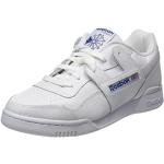 Reebok Herren Workout Plus Sneaker, FTWR White/FTWR White/Classic Cobalt, 48 EU