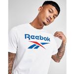 Weiße Kurzärmelige Reebok T-Shirts aus Baumwolle für Herren Größe XXL für den für den Sommer 