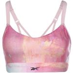Reebok Lux Strappy Sport-BH Damen rosa / weiß M