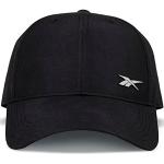 Reebok Unisex-Erwachsene Active Metal Badge Cap mit verstellbarem Riemen für Damen und Herren (Einheitsgröße) Baseballkappe, Abzeichen-Schwarz, One Size
