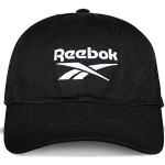 Reebok Unisex-Erwachsene Lässige Kappe mit entspanntem Logo und verstellbarem Riemen für Damen und Herren (Einheitsgröße) Baseballkappe, Schwarz, One Size