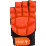 Reece Hockey Handschuh - Komfort halbe Fingerhandschuh - Silikonstollen für Einen Besseren Griffe und Vollständigen Schutz - Linkshandschuh - Hockey Handschuhe Kinder - Orange - Größe M
