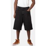 Schwarze REELL Baggy-Shorts aus Baumwolle für Herren 