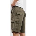 Grüne Streetwear REELL Cargo-Shorts aus Baumwolle für Herren Größe XL 