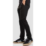 Reduzierte Schwarze Streetwear REELL Chino mit Knopf aus Baumwolle für Herren Größe XXL Weite 29, Länge 30 