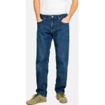 Dunkelblaue REELL Hüftjeans & Low Waist Jeans aus Denim für Herren Weite 29, Länge 30 