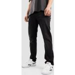 Schwarze Bestickte Streetwear REELL Vegane Jeans mit Stickerei aus Baumwolle für Herren Weite 29, Länge 30 
