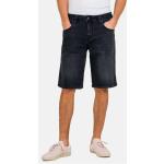 Schwarze REELL Jeans-Shorts aus Baumwollmischung für Herren für den für den Sommer 