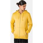 Gelbe REELL Zip Hoodies & Sweatjacken aus Baumwollmischung mit Kapuze für Herren Größe XL 