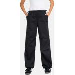Schwarze REELL Parachute Pants aus Baumwolle für Damen Größe XS 
