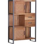 Anthrazitfarbene Moderne Kleinmöbel lackiert aus Massivholz Breite 100-150cm, Höhe 100-150cm, Tiefe 50-100cm 