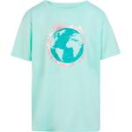 Melierte Sportliche Kurzärmelige Kinder T-Shirts aus Polyester für Mädchen Größe 164 