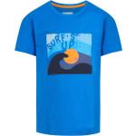 Blaue Kinder T-Shirts aus Baumwolle für Mädchen Größe 104 für den für den Sommer 