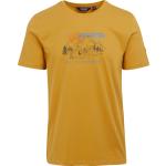Goldene Melierte Regatta T-Shirts für Herren Größe 4 XL 