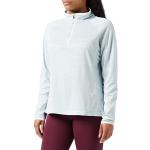 Reduzierte Eisblaue Regatta T-Shirts mit Reißverschluss aus Polyester für Damen Größe L 