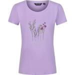 Fliederfarbene Regatta T-Shirts aus Baumwolle für Damen Größe S 