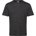 Graue Melierte Regatta T-Shirts aus Polyester für Herren Größe 4 XL 