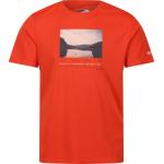 Orange Melierte Regatta T-Shirts aus Polyester für Herren Größe XXL 