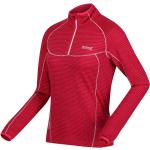 Reduzierte Rote Melierte Regatta Stehkragen Damenfleecepullover & Damenfleeceshirts mit Reißverschluss aus Fleece Größe M 