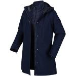 Blaue Unifarbene Wasserdichte Regatta 3 in 1 Jacken & Doppeljacken mit Reißverschluss aus Polyester enganliegend für Damen Größe XL 