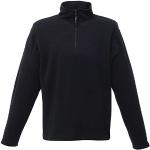 Schwarze Regatta Herrensweatshirts mit Reißverschluss aus Fleece Größe M 