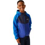 Reduzierte Blaue Atmungsaktive Regatta Kinderkapuzenjacken mit Reißverschluss aus Polyester für Jungen Größe 140 