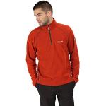Lachsfarbene Regatta Herrenfleecepullover & Herrenfleeceshirts mit Reißverschluss aus Fleece Größe S 