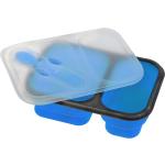 Blau Kids Faltbar Lunchbox Snackbox Rund Früchte Vesperbox 400ml BPA Frei 