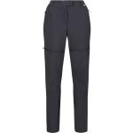 Graue Wasserdichte Regatta Zip Off Hosen aus Polyamid für Damen Größe M 