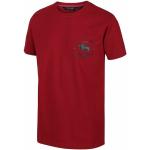 Reduzierte Rote Casual Kurzärmelige Regatta Rundhals-Ausschnitt T-Shirts aus Baumwolle für Herren Größe S für den für den Sommer 