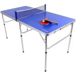 Regatta Tischtennisplatte Outdoor Camping - inkl. Netz - 152x76x76cm - blau