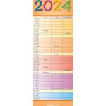 Bunte ALPHA EDITION Kalender 2024 aus Papier 