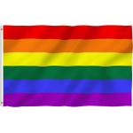 Reduzierte LGBT Regenbogenfahnen UV-beständig 
