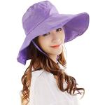 Violette Regenhüte für Damen Größe M 