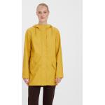 Reduzierte Gelbe Wasserdichte Vero Moda Regenjacken für Damen Größe XL 