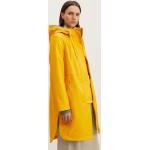 Reduzierte Gelbe Wasserdichte Tom Tailor Kapuzenmäntel mit Reißverschluss aus Kunstfaser mit Kapuze für Damen für den für den Herbst 