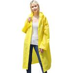 Reduzierte Gelbe Regenponchos & Regencapes mit Knopf für Damen Größe XS Große Größen 