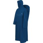 Marineblaue Regenponchos & Regencapes mit Reißverschluss aus Polyamid für Damen Größe XL 