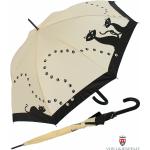 Regenschirm Damen Automatik-Schirm groß bedruckt - Schwarze Katzen UV-Protection