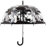 Motiv Esschert Design Durchsichtige Regenschirme mit Hirsch-Motiv durchsichtig Übergrößen 