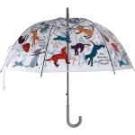 Esschert Design Durchsichtige Regenschirme mit Tiermotiv durchsichtig Größe S 