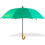 Regenschirm Sonnenschirm Partnerschirm Paarschirm Gästeschirm Automatik Grün 130 cm