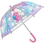 Regenschirm Mädchen 45 cm rosa/transparent 