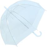Weiße Durchsichtige Regenschirme durchsichtig für Damen 