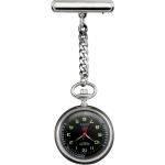 Reduzierte Silberne Regent Quarz Taschenuhren mit Analog-Zifferblatt mit Kunststoff-Uhrenglas mit Metallarmband 
