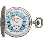 Silberne Antike Regent Runde Handaufzug Savonnette aus Acrylglas mit Analog-Zifferblatt ohne Ziffern mit Kunststoff-Uhrenglas für Herren 