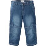 Blaue Sportliche Capri-Jeans für Herren Größe XXL 