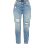 Monari Ankle-Jeans mit Glitzer aus Baumwolle maschinenwaschbar für Damen Größe L 