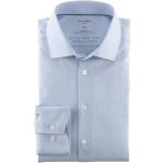 Blaue OLYMP Kentkragen Hemden mit Kent-Kragen aus Baumwollmischung für Herren 