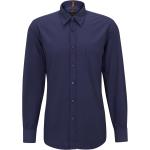 Blaue HUGO BOSS BOSS Regular Fit Hemden aus Baumwolle für Herren Größe XXL 